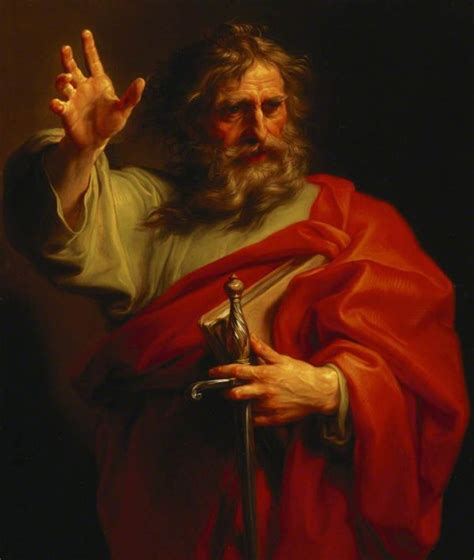 Saint Paul by Pompeo Batoni (18th Century) - Public Domain Catholic ...