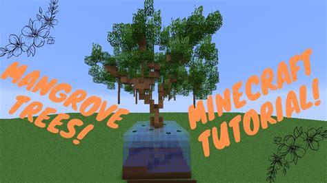 How To Build Mangrove Trees In Minecraft Tutorial Youtube