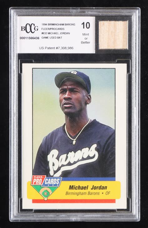 Michael Jordan 1994 Birmingham Barons Fleer ProCards 633 RC With