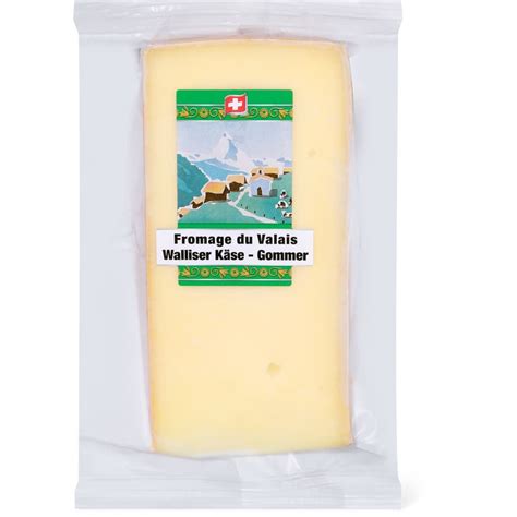 Fromage Du Valais Formaggio Svizzero A Pasta Semi Dura Grasso Da