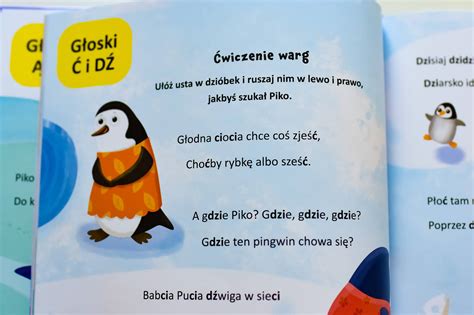 Wierszyki I Zabawy Logopedyczne Z Pingwinkiem Piko Dzieciaki Testuja