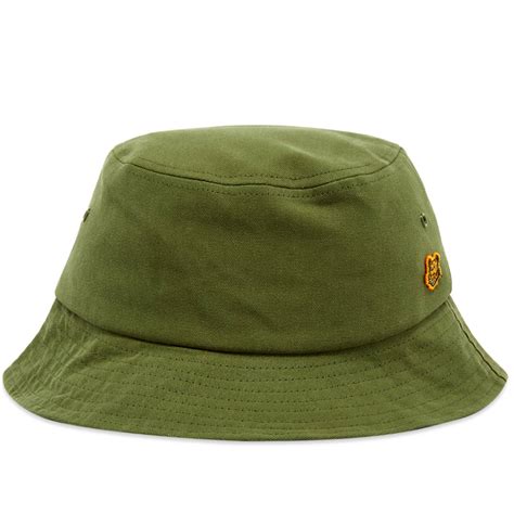 Kenzo Tiger Crest Bucket Hat Khaki End Us