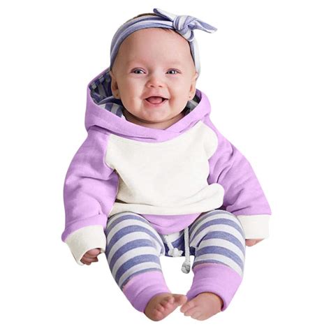 Ropa Bebé Amlaiworld 3pcs Conjunto De Ropa Para Bebé Niñas Sudadera