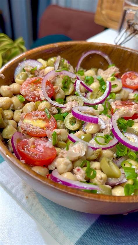 Salada De Gr O De Bico Atum Receitas Receitas Saud Veis