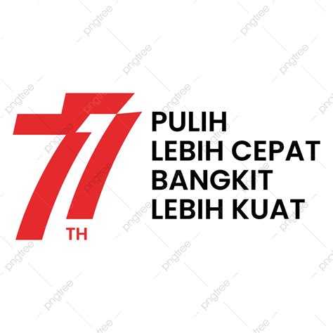 Hut Ri Vector Png Images Logo Resmi Hut Ri Ke 77 Logo Hut Ri Ke 77 Png Logo Hut Ri Ke 77