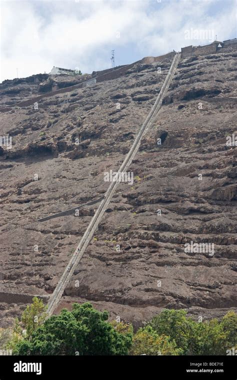 Jacobs Ladder Leading Up From Jamestown St Helena Island South