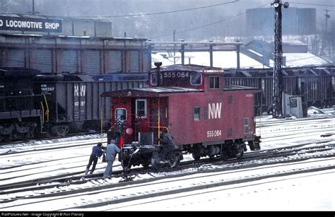 Railpictures Photo Nw 555064 Norfolk And Western Caboose At Bluefield West Virginia By Ron