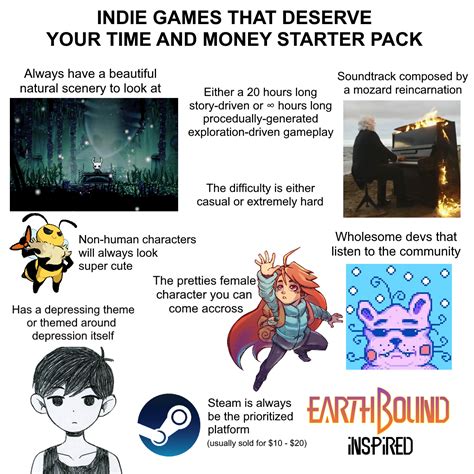 Indie Games That Deserve Your Time And Money Starter Pack R