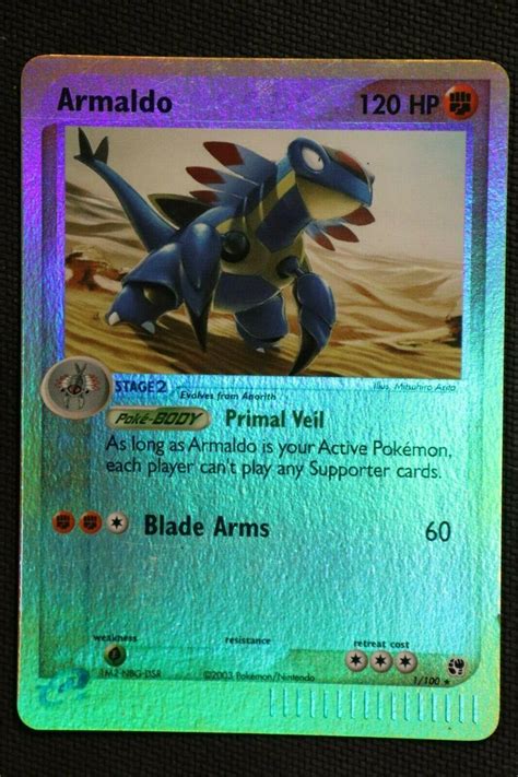 Armaldo Reverse Holo Prices Pokemon Sandstorm Pokemon Cards