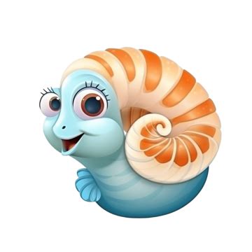 Nautilus Cartoon Cute Sea Animal, Nautilus, Animal, Sea PNG Transparent Image and Clipart for ...