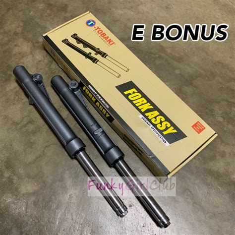 SYM EBONUS TOBAKI FRONT FORK ASSY SET E BONUS ABSORBER DEPAN E BONUS NO