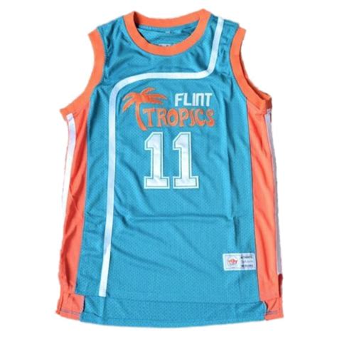 Flint Tropics Semi Pro Basketball Jersey White Green – Jersey Junkiez