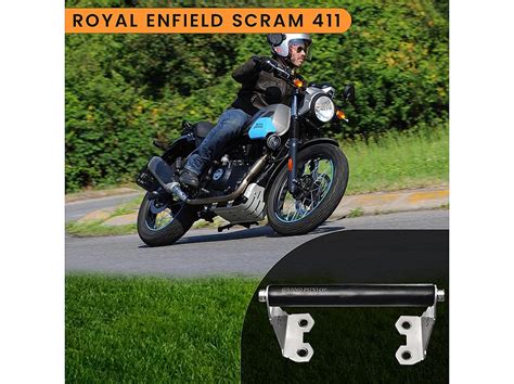 Buy Gps Mount Silver For Royal Enfield Scram Online At