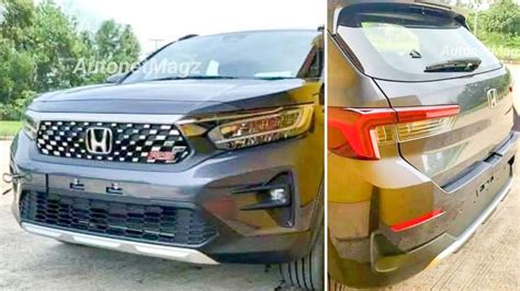 New Honda Compact SUV Spied Undisguised For First Time