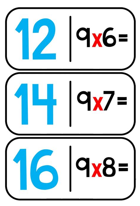 3 Times Table Folding Flash Cards Artofit