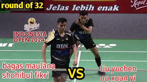 MD R 32 Bagas Fikri INA Vs LIU Yu Chen OU Xuan Yi CHN Indonesia