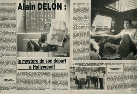 Coupure De Presse Clipping Alain Delon Un Amour De Swann Pages