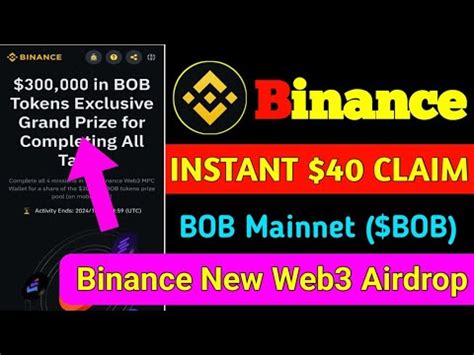 Binance Instant Claimbinance Web Airdropinstant Offer Binance