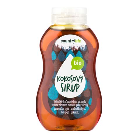 Sirup kokosový 250 ml 345 g BIO COUNTRY LIFE CountryLife sk