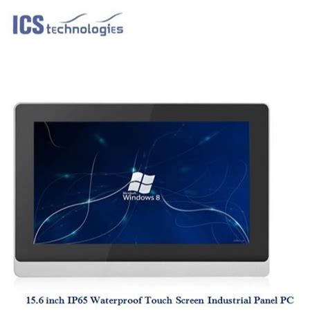 Fanless I7 15 6 Inch IP65 Waterproof Touch Screen Industrial Panel PC