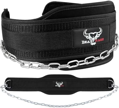 Ceinture D Halt Rophilie Beast Rage Avec Cha Ne R Glable Confortable