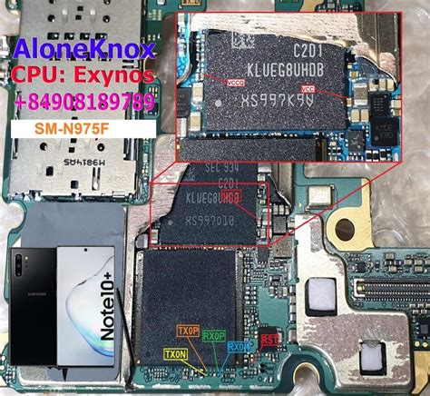 Samsung Galaxy Note Ufs Isp Pinout Test Point