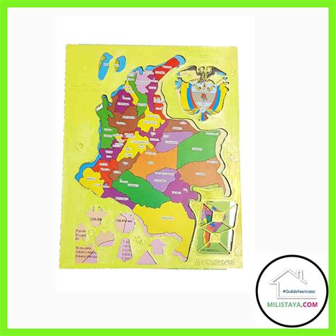 Plantilla Croquis de Mapa Colombia - Milistaya.com