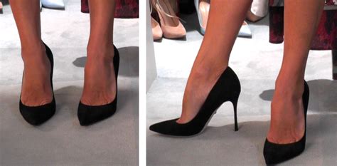 Kelly Ripa S New Suede Black Pointed Toe Heels From Sergio Rossi Black