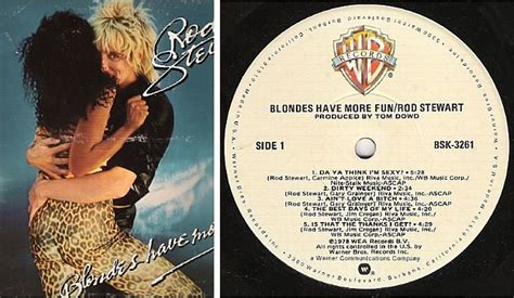 Stewart, Rod / Blondes Have More Fun (1978) / Warner Bros. BSK-3261 ...