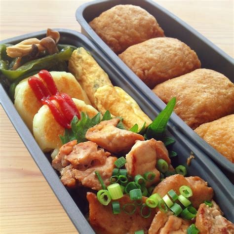 お稲荷さん弁当 6月6日のお弁当 旦那ちゃんのお弁当ブログ