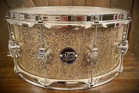 Dw 6 5x14” Performance Snare Drum In Ginger Ale Glitter Reverb