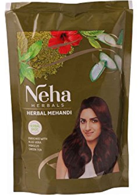 Neha Herbal Mehandi Powder For Hair 100 Herbal Base Enriched With