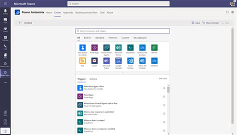 Создание потоков в Microsoft Teams Power Automate Microsoft Learn