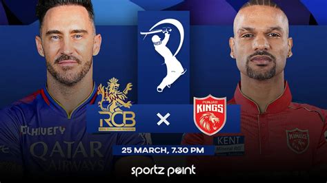 RCB Vs PBKS IPL 2024 Match Preview Head To Head Possible XIs And