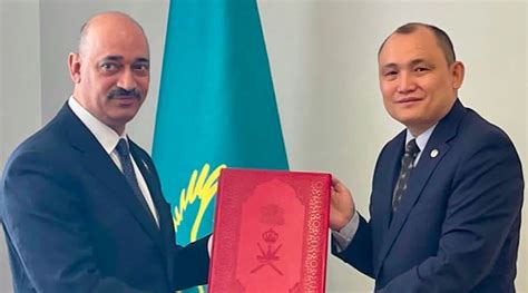 His Majesty The Sultan Sends Written Message To President Of Kazakhstan