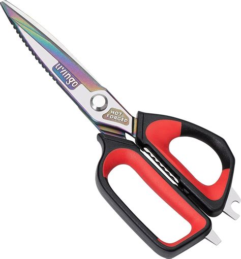 Amazon LIVINGO Heavy Duty Kitchen Shears Titanium Coated Hot