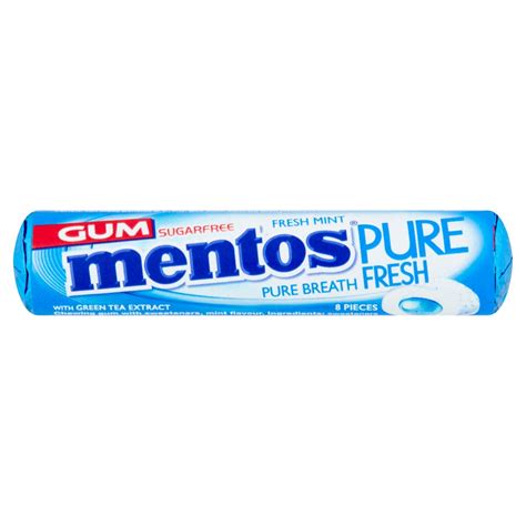 Mentos Gum Pure Fresh Fresh Mint 8 Pieces 155g Bestway Wholesale