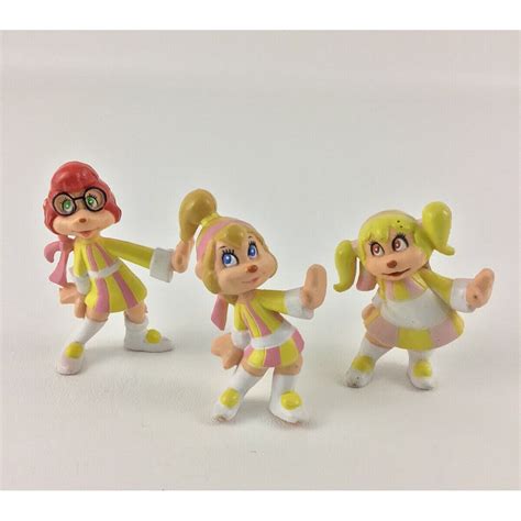 Chipmunks Chipettes Pvc Figure Lot Brittany Jeanette Eleanor Vintage