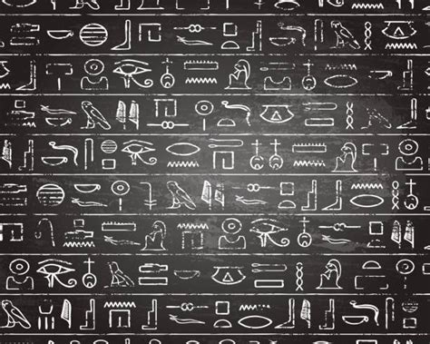 Egyptian Hieroglyphics Illustrations Royalty Free Vector Graphics