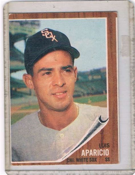 1962 Topps 325 Luis Aparicio White Sox EBay