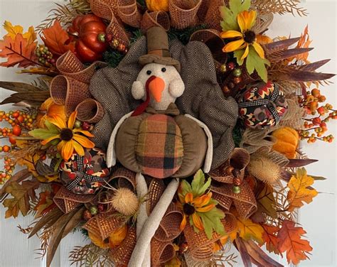 FALL THANKSGIVING DECOR for Your Front Door. - Etsy