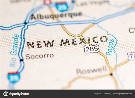 New Mexico Usa Map Stock Photo by ©aliceinwonderland2020 414809946