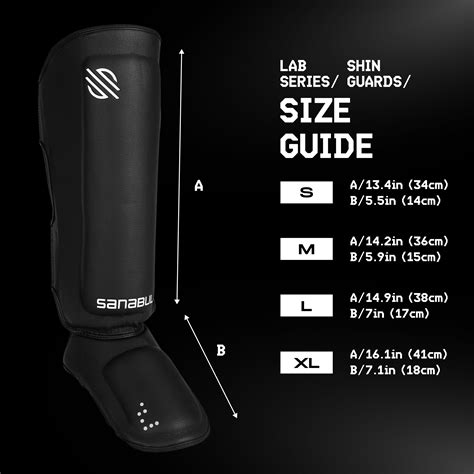 Lab Series Shin Guards Size Guide – Sanabul