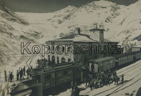 GR Alp Grüm Bahnhof Bernina BB Rhätische Bahn RhB Kaufen auf