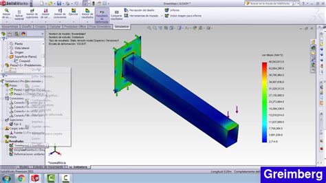 SolidWorks Análisis de soldadura Welding analysis YouTube