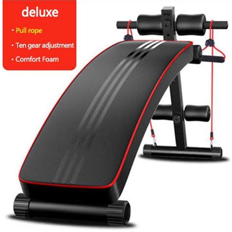 Sit Up Bench Folding Supine Board Dumbbell Stool Sit Up Fitness