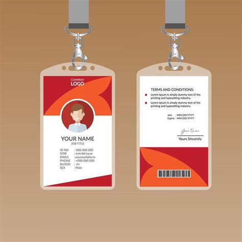 Pin On Id Card