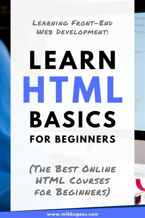 How To Learn Html For Beginners In With No Experience Learning