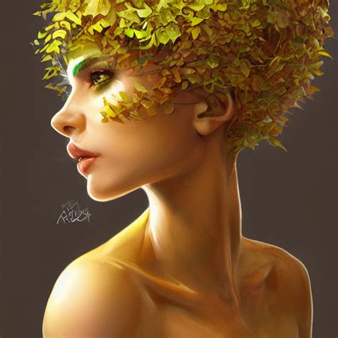 Stable Diffusion Prompt Dryad Her Skin Are Yellow Prompthero