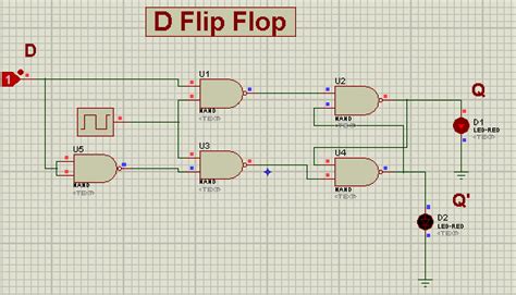 D Flip Flop Circuit Diagram Circuit Diagram